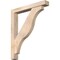 Ekena Millwork Funston Block Smooth Bracket w/ Offset Brace, Douglas Fir, 5 1/2"W x 38"D x 44"H BKT0604X38X44FST05SDF - alternate 1